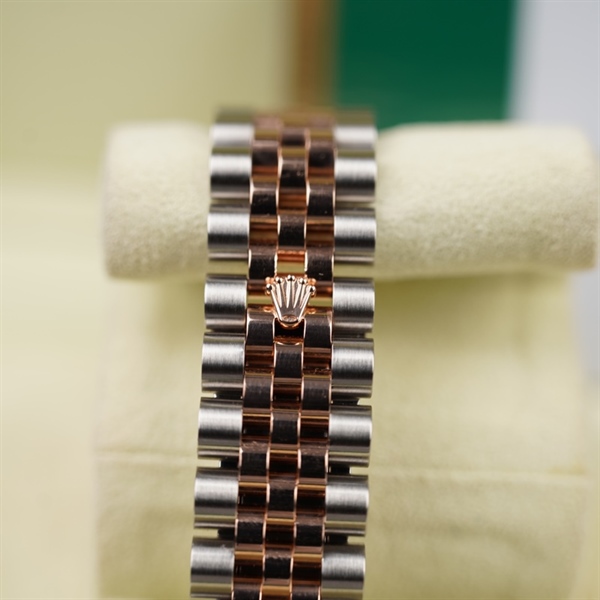 Đồng hồ Rolex Datejust mặt vi tính hồng viền bạc sz36 (02Y22009) (HC) KG+