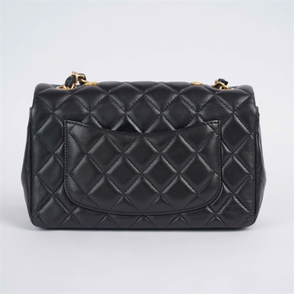 Túi Chanel Charm đen (28013139) sz20 (BQ) KG+