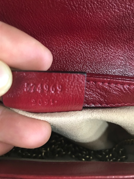 Túi GG Đen Viền Đỏ 17cm+