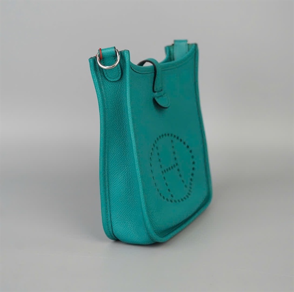 Túi Hermes Evelyne xanh sz17 KG+