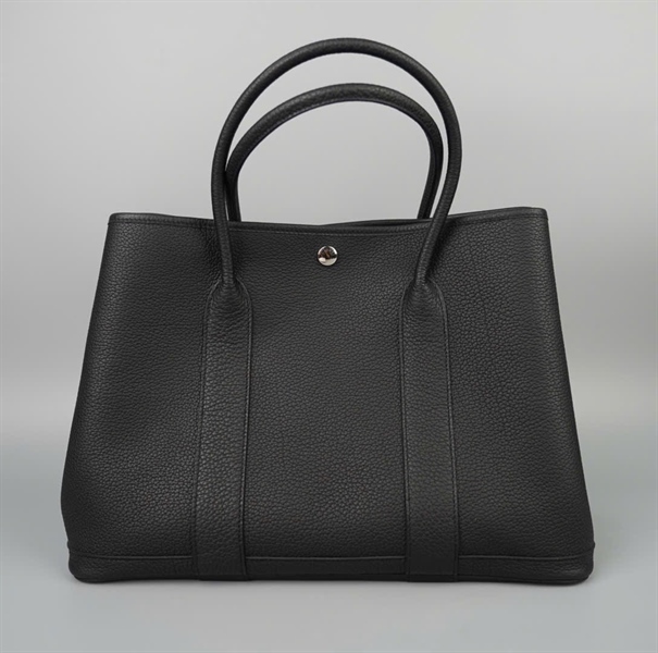 Túi Hermes Garden Party màu đen sz36 KG+