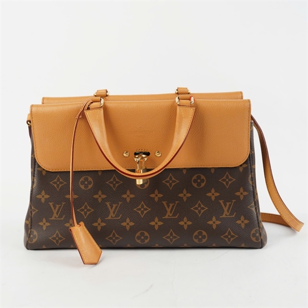 Túi LV Handle hoa nâu (DR0176) +