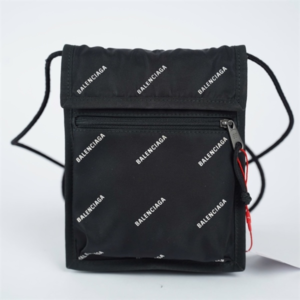Túi Balenciaga đeo chéo đen (532298-1060-X-527277) sz14 (TH) KG+