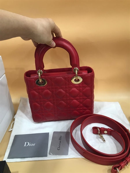 Túi Lady Dior Đỏ+