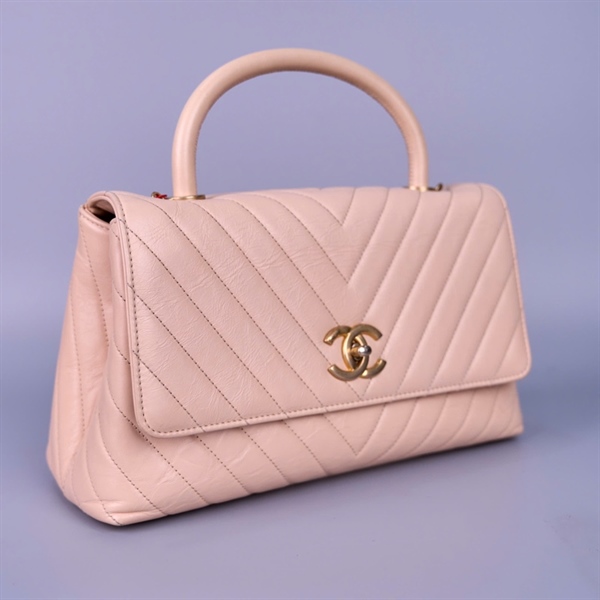 Túi Chanel màu hồng nude (24711006) KG+