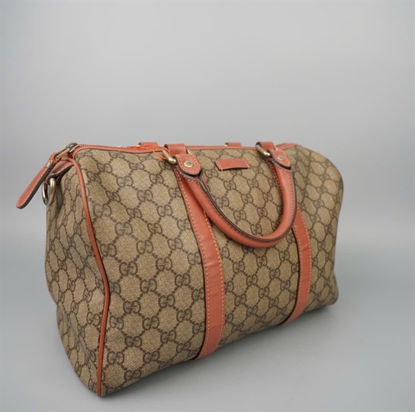 Túi GG Speedy xám viền đỏ (193603002404) sz32 KG+
