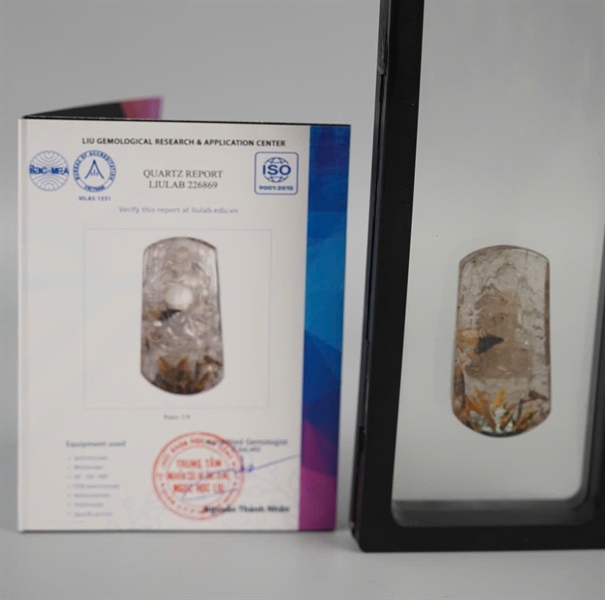 Mặt quan công thạch anh tóc vàng (226869) KG+