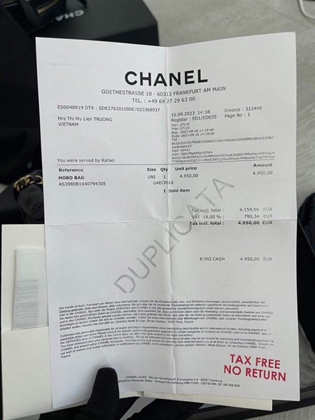 Túi chanel hubo +