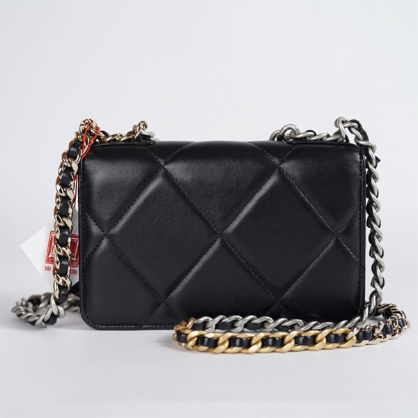 Túi Chanel Woc đen (X5H37NT9) sz19 KG+