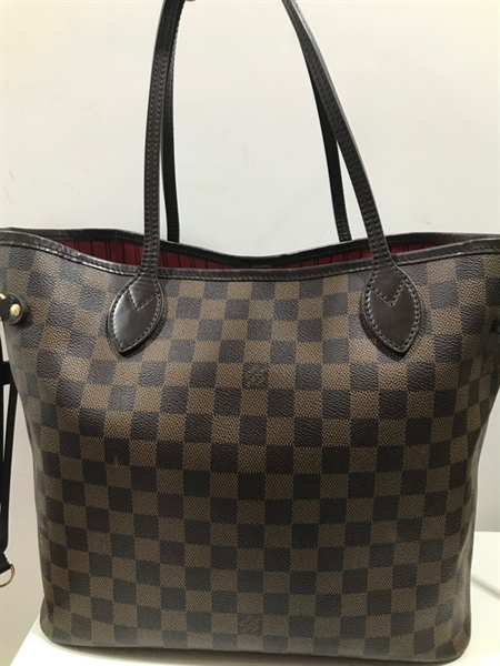Túi Neverfull LV Ô vuông Nâu+