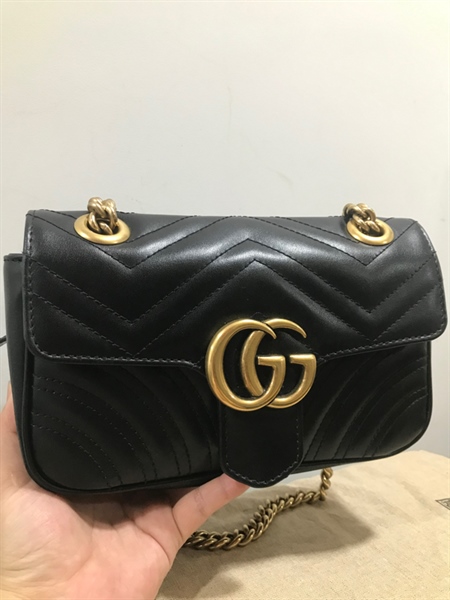 Túi GG marmont đen +