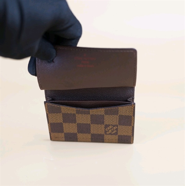 Ví card LV ô vuông nâu +