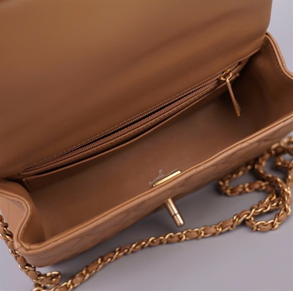 Túi Chanel Handle nude (XN7HUT13) sz20 KG +