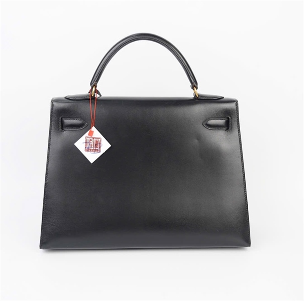 Túi Hermes đen khóa mạ vàng 24k (ổ + chìa) (Circle V (1992)) KG+