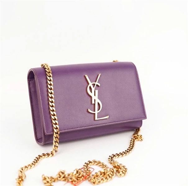 Túi YSL tím size 17 (BMC) +