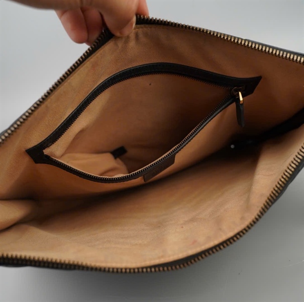 Túi GG Clutch đen (560440) sz33 KG+