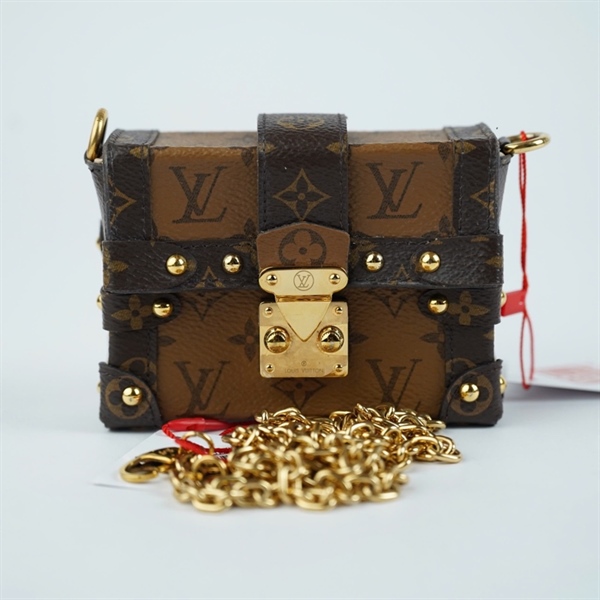 Túi LV Trunk hoa nâu mini sz10 (BQ) KG+
