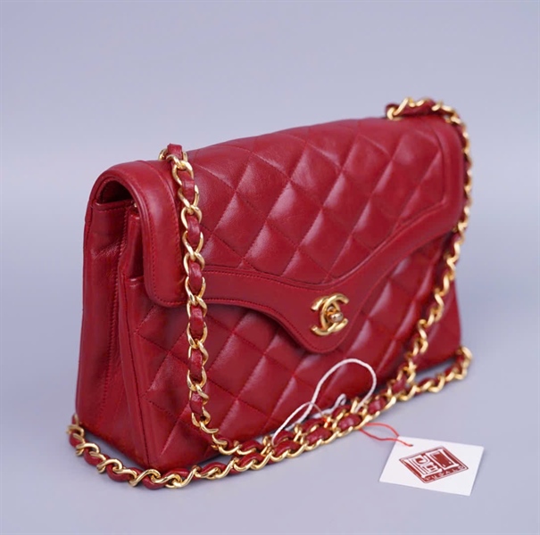 Túi Chanel màu đỏ (1917897) sz21 (LTB) KG+
