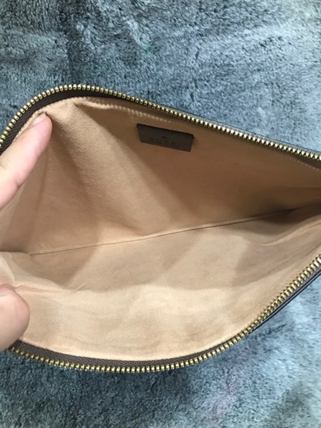 Túi Clutch Gucci nâu +