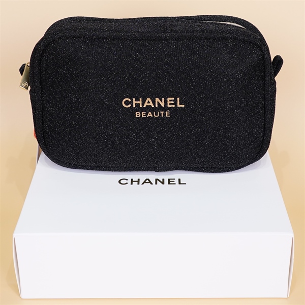 Túi Chanel đen lấp lánh KG+