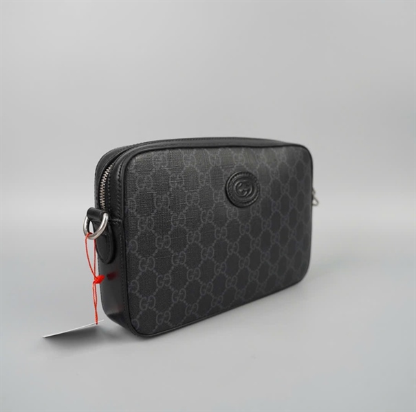 Túi GG clucth màu đen 2 strap sz24 (BQ) KG+