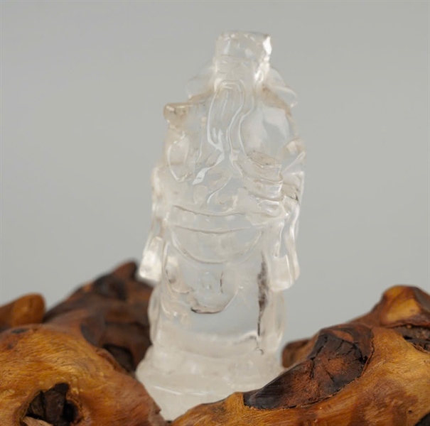 Bộ tam đa phúc lộc thọ thạch anh trắng+